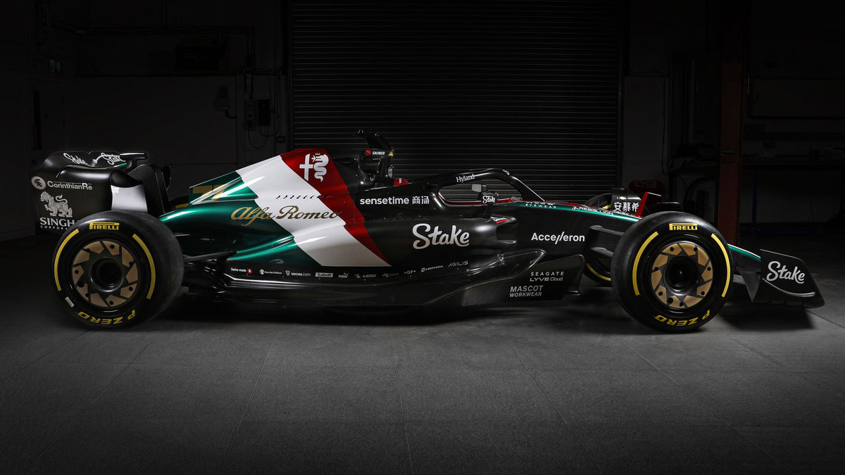 2023 Alfa Romeo C43 show car in Italian Grand Prix livery