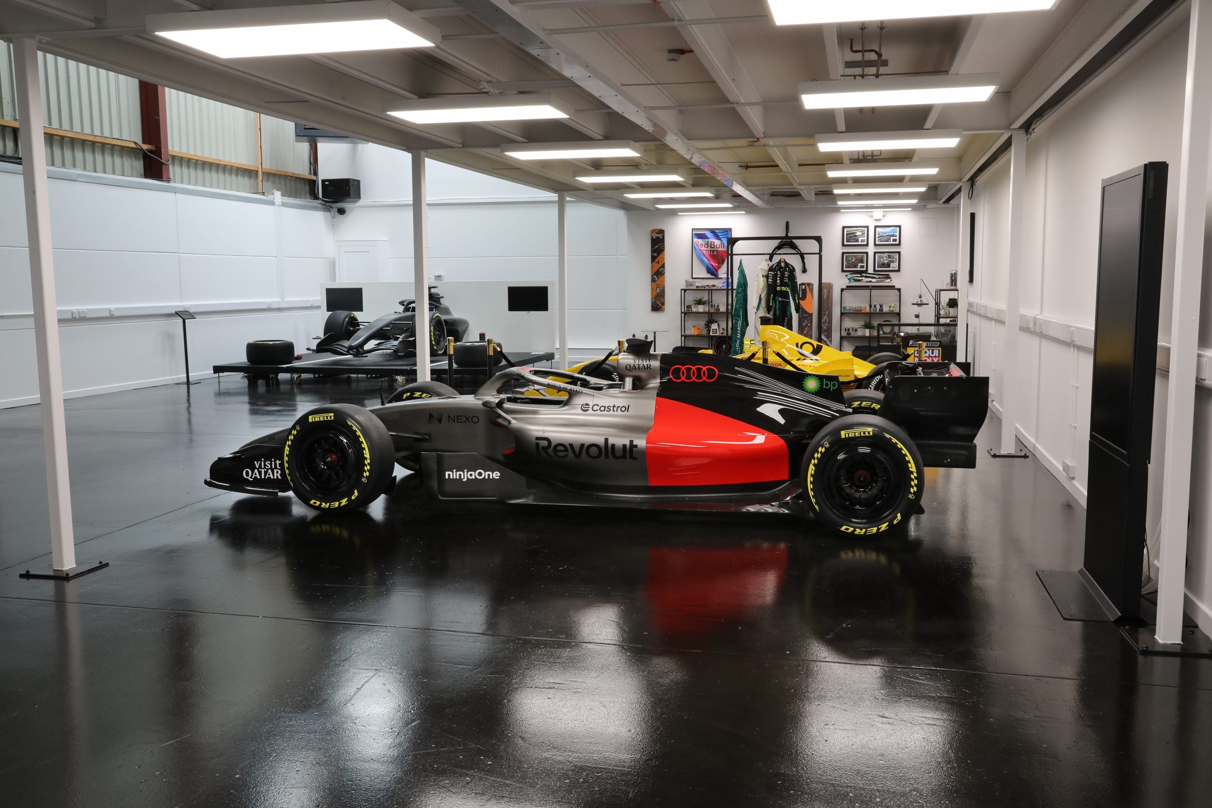 Audi show car in the Memento Exclusives showroom