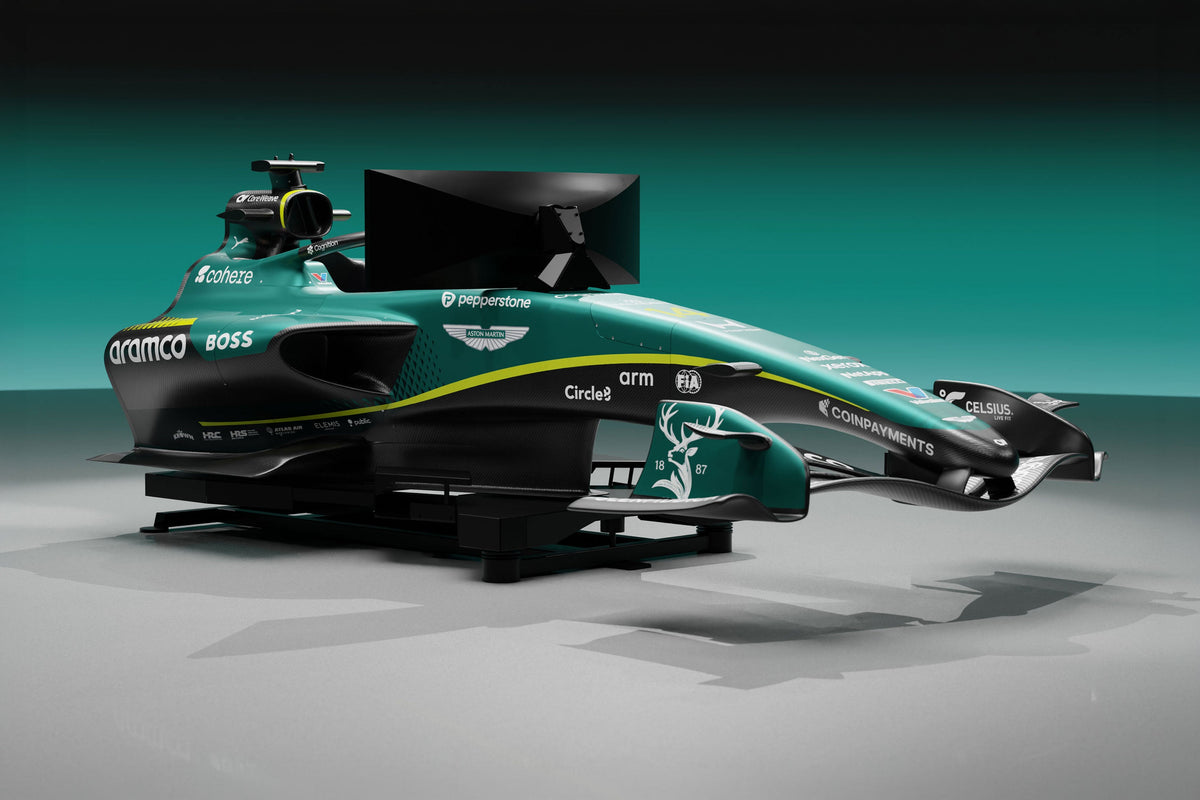 Aston Martin Aramco half-car simulator