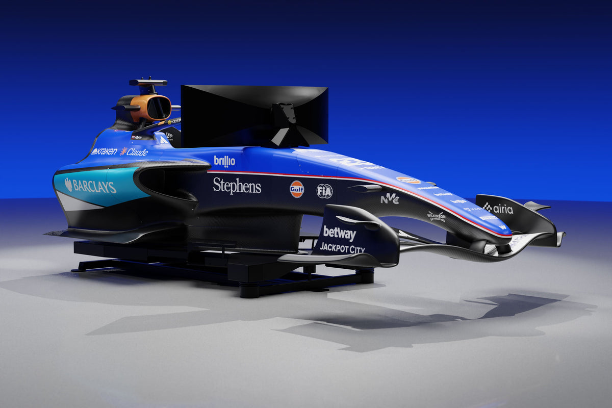 Atlassian Williams half-car simulator