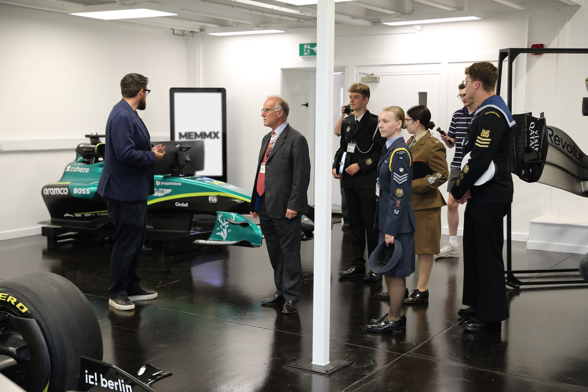 Visitors in the Memento Exclusives showroom
