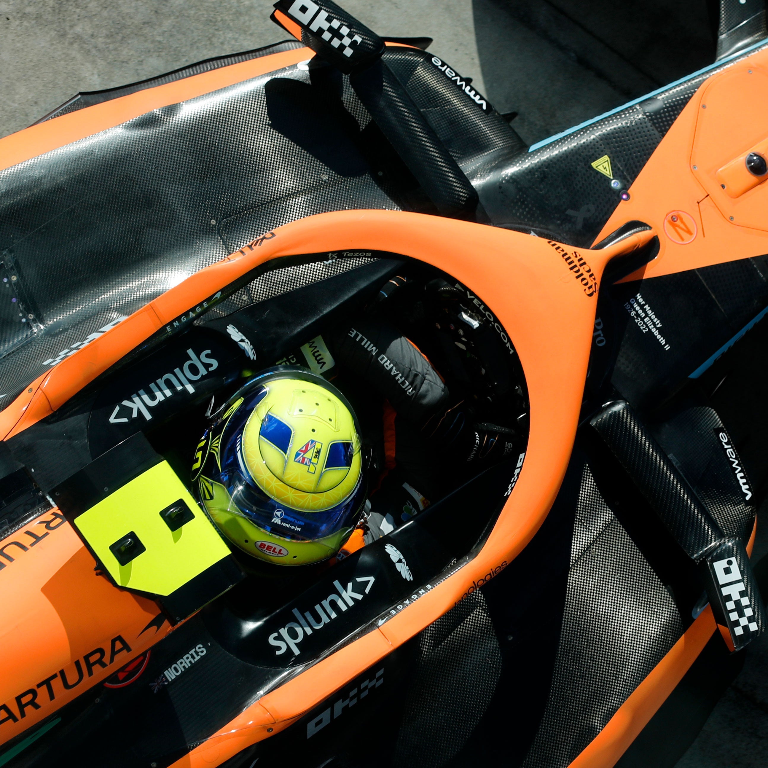 McLaren F1 Team 2022 Official Halo