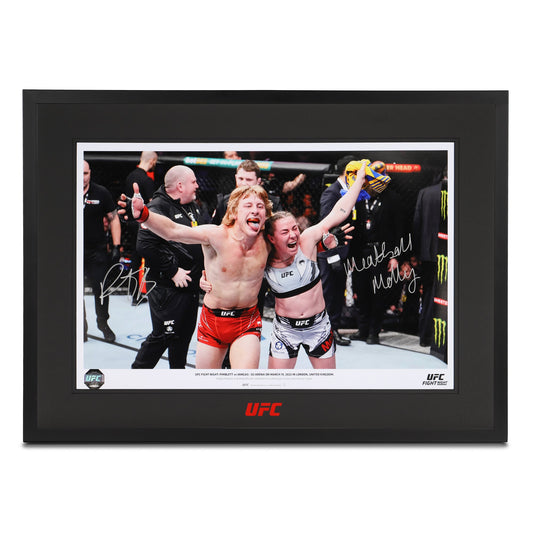 Paddy Pimblett & Molly McCann Signed Photo – UFC London