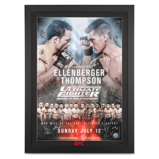 The Ultimate Fighter: American Top Team Vs. Blackzilians 2015 Autographed Poster