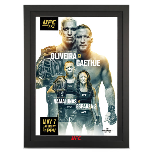 UFC 274: Oliveira vs Gaethje Autographed Event Poster