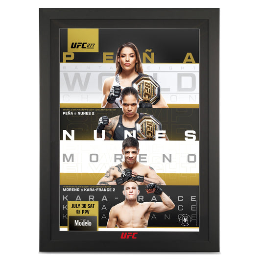 UFC 277: Pena vs Nunes 2 Autographed Event Poster