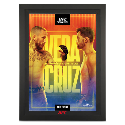 UFC Fight Night: Vera vs Cruz Autographed Event Poster
