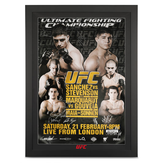 UFC 95: Sanchez vs Stevenson Autographed Event Poster
